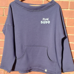 Classic Dodo Boatneck Sweatshirt - Indigo