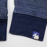 Men's Organic Cotton 'Lure' Sweatshirt - Deep Blue - Flying Dodo Clothing Company Cornwall