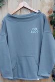 Women's Classic Dodo Boatneck Sweatshirt - Pebble Grey