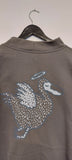 Women's Classic Dodo Boatneck Sweatshirt - Pebble Grey