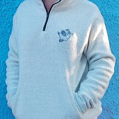 Unisex 3/4 Zip Tecnowool Fleece