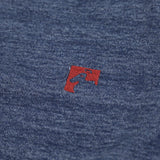 Men's Organic Cotton 'Lure' Sweatshirt - Deep Blue - Flying Dodo Clothing Company Cornwall