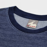 Men's Organic Cotton 'Lure' Sweatshirt - Deep Blue - Flying Dodo Clothing Company Cornwall