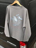 Men's Boatneck Sweatshirt - Pebble Grey