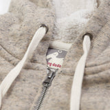 Women's Fleece Lined 'Shepherd' Hoodie - Sand Heather - Flying Dodo Clothing Company Cornwall